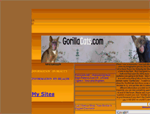 Tablet Screenshot of gorillacats.com